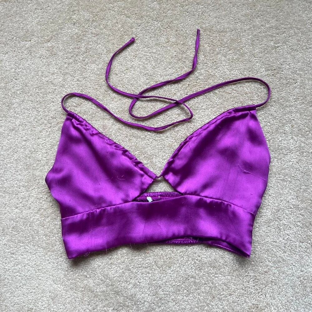 Garage Women's Purple Crop-top